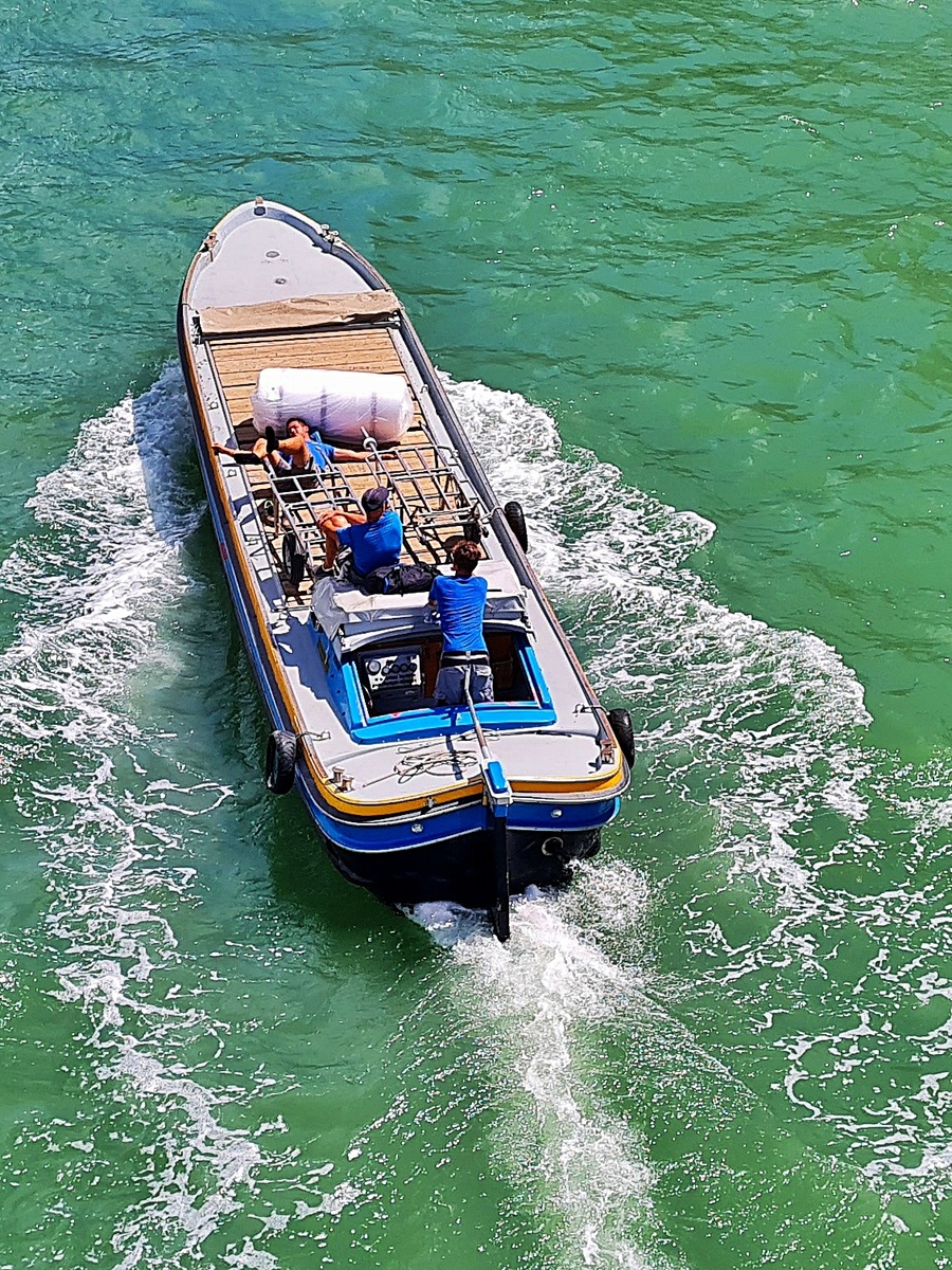 ...und auch im Sommer bei hoher Luftfeuchtigkeit und vielen Sonnenstunden über der Lagunenstadt.